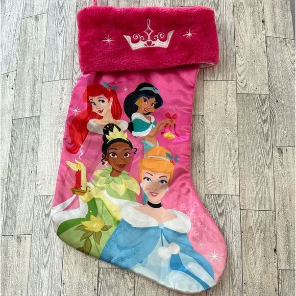 Disney Princess Pink Christmas Stocking - Picture 1 of 3